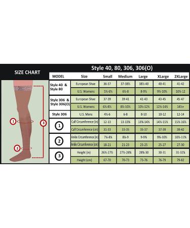 ITA-MED Sheer Compression Stockings - 23-30 mmHg Thigh High Closed Toe Beige XXL - Buy Online on GoSupps.com