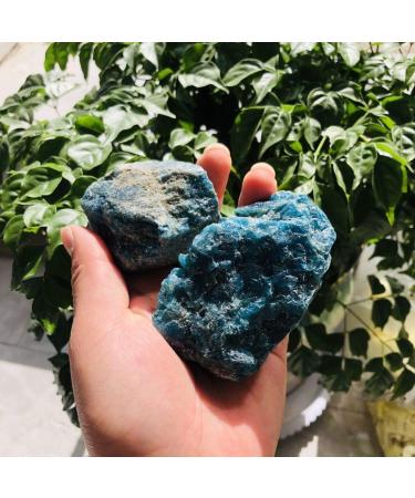 500g Rough Natural Blue Apatite Quartz Crystal Stone Natural Luster - Buy Online on GoSupps.com