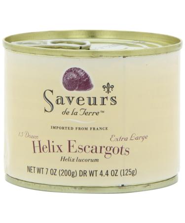 Saveurs Helix Escargot, 1.5 Dozen, Net WT 7 oz(Pack of 3) XL 7 Ounce (Pack of 3)