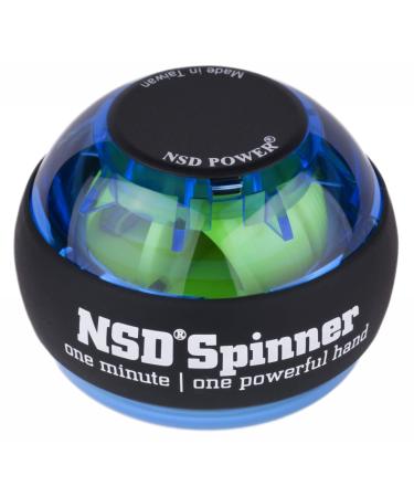 NSD Power Essential Spinner Gyro Hand Grip Strengthener Wrist Forearm Exerciser Blue