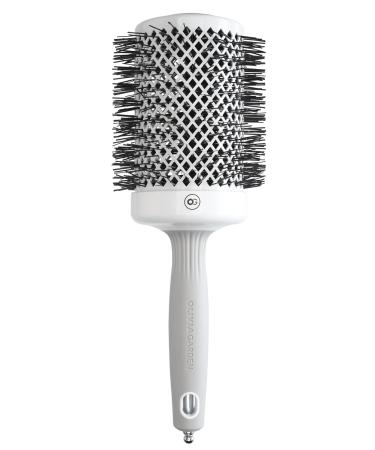 Olivia Garden Expert Blowout Shine Hairbrush - White & Grey - 65 | Shop Internationally for Your Perfect Hair Tool - Buy Online on GoSupps.com