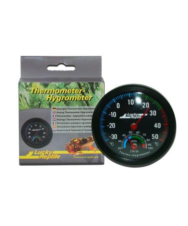 Lucky Reptile Thermometer-Hygrometer Black