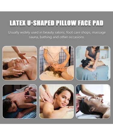 Lurrose Silicone Face Rest Pillow - Soft Massage Cushion for Skin Care and Relaxation - Purple - Buy Online on GoSupps.com