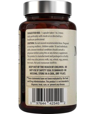 Nature s Potent Magnesium Glycinate 200mg | High Absorption Chelated Magnesium | Sleep Calm & Muscle Cramp Support | Vegan Supplement | 60 Capsules 1 Count (Pack of 60) - Buy Online on GoSupps.com