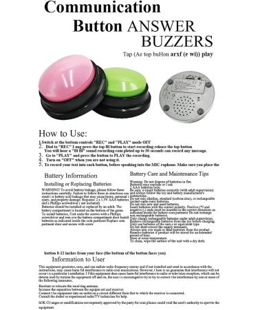 Duffire Dog Buttons for Communication and Training 4Pack Recordable Dog Buttons Pet Command Buzzer with 25 Stickers 30 Second Record Einfach - Buy Online on GoSupps.com