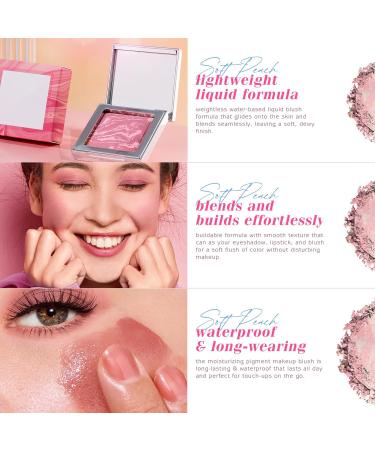 Buy Natural Face Blush Foundation #03 - Brightening & Moisturizing Glittering Powder | International Shipping Available - Buy Online on GoSupps.com