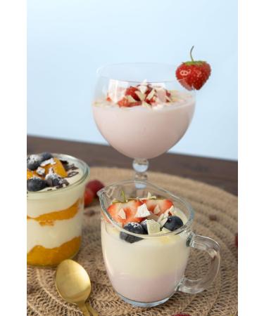 Call Curd Dessert - Strawberry Flavor Super Creamy & Quick 3-Minute Milkshake Base | 20 x 55g Pack - International Shipping - Buy Online on GoSupps.com