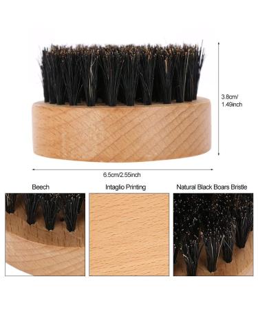 Bart Brush for Men - Wooden Beech Hair Removal & Grooming Tool | Mustache & Facial Care Brush - Buy Online on GoSupps.com