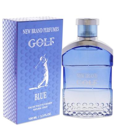 New Brand Perfumes New Brand Golf Blue Men EDT Spray 3.3 oz 3.3 Ounce (Pack of 1) - Buy Online on GoSupps.com