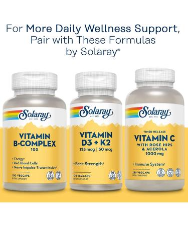 Solaray Calcium Magnesium 2:1 Ratio - 180 VegCaps for Bone & Muscle Health - Buy Online on GoSupps.com