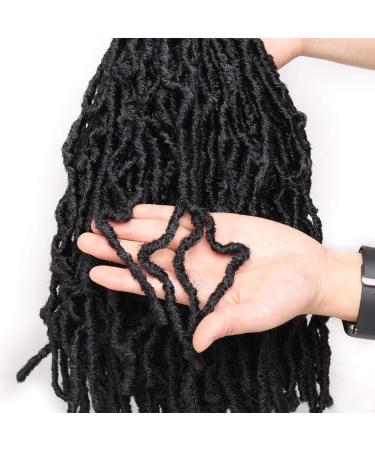 Xtrend 6 Packs 12 Inch Natural Black Nu Faux Locs Crochet Braids Hair Synthetic Pre Looped Soft Dreadslocks Braiding Hair Fashion Short Goddess Faux Locs Curly Wavy Hair Extensions 18strands/pack 1B# 12 Inch (Pack of 6) 1B# - Buy Online on GoSupps.com
