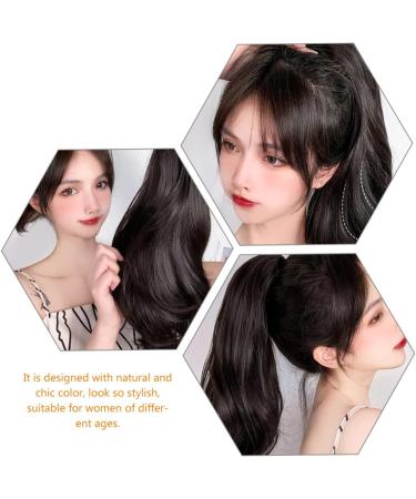 LALAFINA Curly Ponytail Wig When Darkness Loves Us Fake Hairpiece Safe to Use Curly Human Hair Wig Curly Wig Curly Hair Wig Wavy Wig Fake Ponytail Wavy Extensions Curls - Buy Online on GoSupps.com