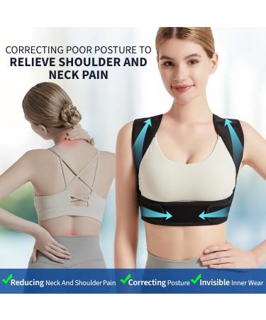 Posture Corrector for Back Support | Adjustable Shoulder Brace for Men & Women | Small/Medium Size - Buy Online on GoSupps.com