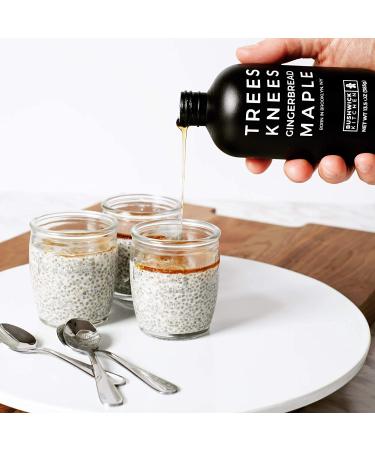 Trees Knees Gingerbread Maple Organic Maple Syrup | Winter Spices | Gluten-Free | Paleo & Vegan | 12.5 oz Bottle - Buy Online on GoSupps.com
