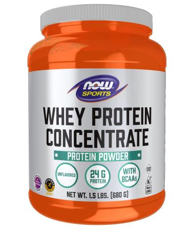 Now Foods Sports Whey Protein Concentrate Unflavored 1.5 lbs (680 g) - Buy Online on GoSupps.com