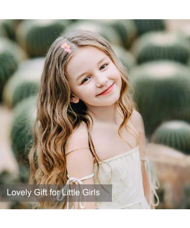 Seatecks Girl Hair Clips 36Pcs Cartoon Headwear Gift Set - Animal Snap Clips & Bow Ties for Baby Girls, Kids, and Toddlers | Style A - Buy Online on GoSupps.com