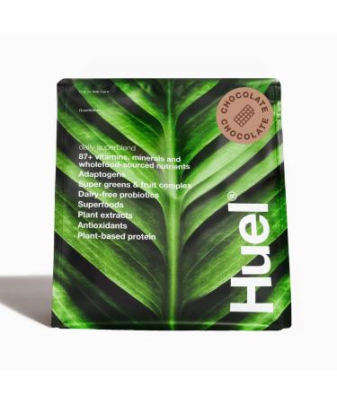 Huel Daily Superblend Chocolate Powder 25g Plant Based Protein Super Greens 87 Vitamins Minerals and Wholefood-Sourced Ingredients 19 Servings Scoop not Included to Reduce Plastic