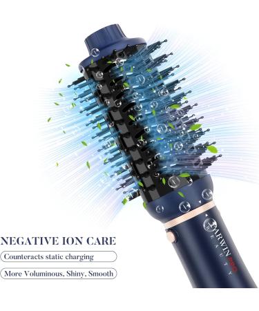 PARWIN PRO BEAUTY 4 in 1 Hairdryer Hot Air Brush Set - 1000 Watts Blue | Drying, Smoothing, Volume, Styling Ion Care - Buy Online on GoSupps.com