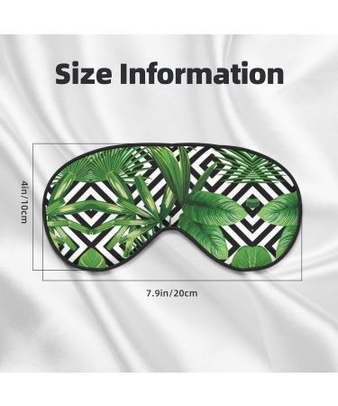 Unisex Tropical Palm Tree Eye Mask - Soft Comfort Sleep Shade for Travel Yoga & Shift Work - Buy Online on GoSupps.com