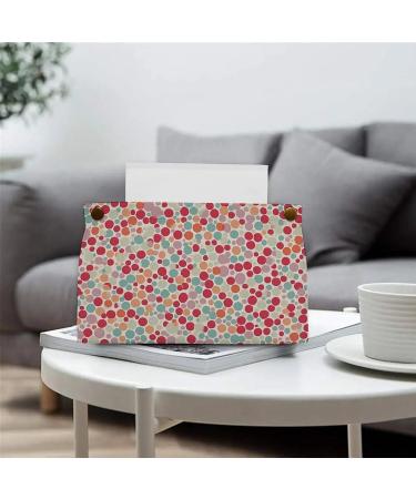 Tissue Box Cover Tissue Box Holder Polka Dots Print Tissue Holder Travel Tissue Packs Facial Paper Holder Decorative Holder - Buy Online on GoSupps.com