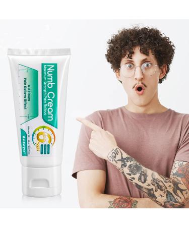 Painless Tattoo Cream | Pre-Tattoo Skin Numbing Cream (2.01oz) - Blue - Buy Online on GoSupps.com