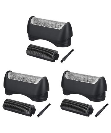 Fegtrty 3X 11B replacement shaving foil and shaving head for 11B Series 1 110 120 140 815 835 5683 5684 5685