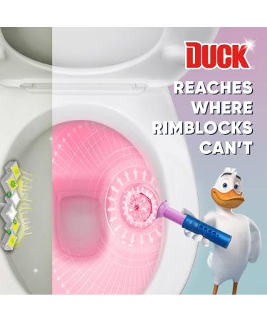 Duck Fresh Discs Toilet Cleaner Twin Pack Refils Sanitising & Descaling Toilet Bowl Gel Kills Germs and Bacteria First Kiss Flowers 72ml - Buy Online on GoSupps.com