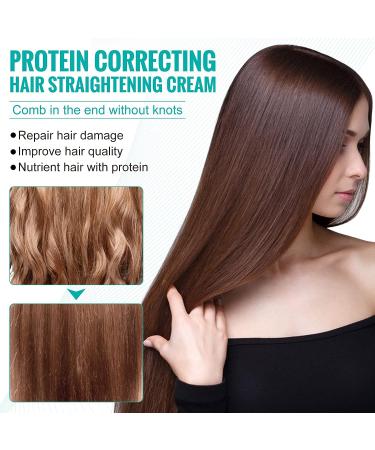 Silk & Gloss Hair Straightening Cream - Protein Correcting Formula for Men & Women - Buy Online on GoSupps.com