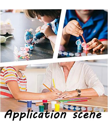 PandaHall 120 Pots 5ml Mini Empty Paint Pot Pod Strips - Arts and Crafts Plastic Storage Containers for Schools & Summer Camps - 0.17 Fl Oz (Pack of 1) - Buy Online on GoSupps.com