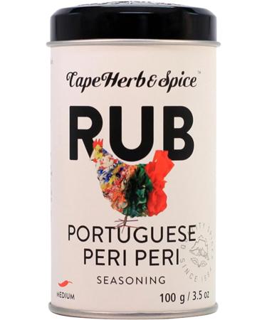 Cape Herb & Spice Portuguese Peri Peri Seasoning 100g - Medium Chilli Rating - Buy Online on GoSupps.com