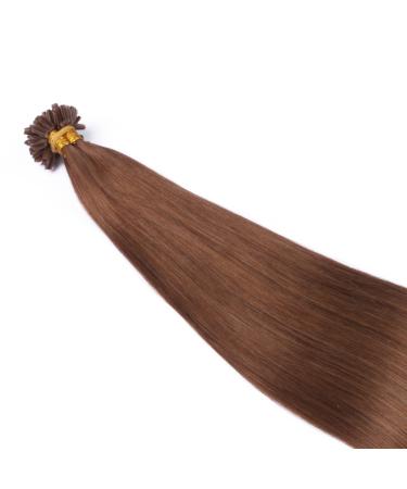 Premium Keratin Bonding Hair Extensions - #5 Dark Blonde 70cm 50 Strands 100% Remy Real Hair - U-Tip by Novon - Buy Online on GoSupps.com