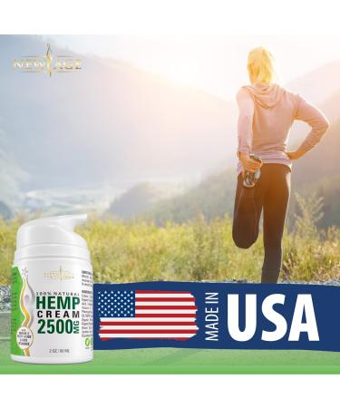 Hemp Cream by New Age - Natural Hemp Extract for Knee, Joint, and Lower Back Pain Relief - 2 Pack 2 Fl Oz - Made in USA - Buy Online on GoSupps.com