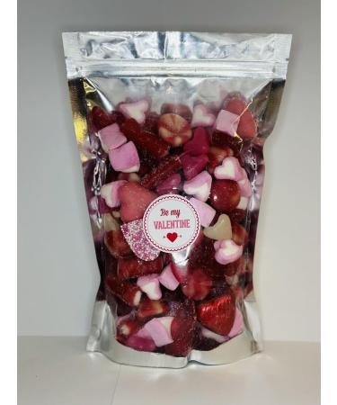 Be My Valentine Valentines Day Filled Pick N Mix Sweet Treat Pouch Love Heart 600g - Buy Online on GoSupps.com