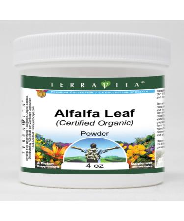 Alfalfa Leaf (Certified Organic) Powder (4 oz ZIN: 517564) - 3 Pack