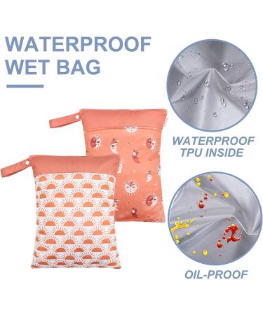 Buy Seaur Dry Wet Bag - Big Baby Diaper Bag for Kindergarten Washable & Reusable Travel Bag for Swimming & Gym - 2 Pieces 30x40cm - Buy Online on GoSupps.com