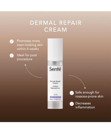 Sent Dermal Repair Facial Cream - Hydrate & Renew Sensitive Rosacea-Prone Skin with HSA Vitamin E & Green Tea - 1.7 Fl Oz - Buy Online on GoSupps.com