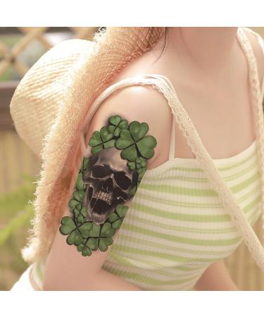 Shamrock Tattooed Stickers Patrick's Day Temporary Tattooed Irish Tattooed For Patricks Day Decorations Party Favor Patricks Day Temporary Tattooed Stickers - Buy Online on GoSupps.com