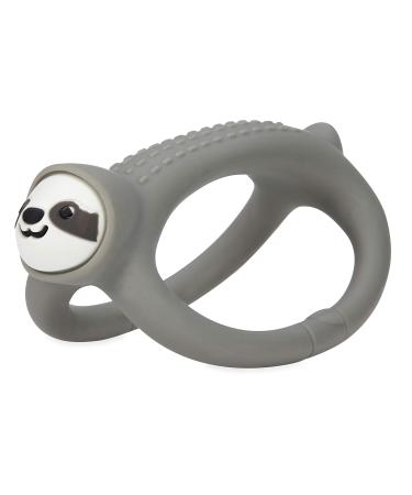 Nuby 100% Silicone Loopals Easy Grip Loopy Legs Teether: 3M+ Characters Vary Multi (Pack of 4) - Buy Online on GoSupps.com