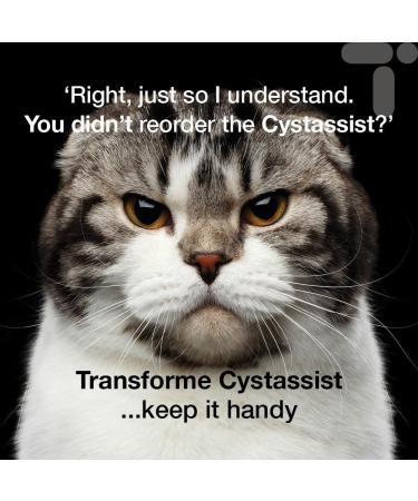 Transforme Cystassist Feline Urinary Tract Supplement Support for Cats of All Ages 45 Capsules - Buy Online on GoSupps.com