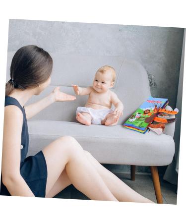 Shop 1stk Fabric Baby Book - First Children's Toy for Learning Animal Facts | Chewable & Colorful 20.5x12.5cm - Buy Online on GoSupps.com