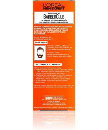 L'Or al Men Expert BarberClub Beard Oil with Cedarwood | 30ml Essential Oil for Men s Grooming | Long Beard & Face Care - Buy Online on GoSupps.com