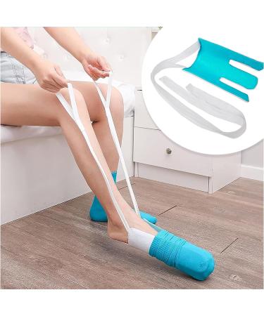 BEAUGIREW Sock Aid for Putting on Socks Sock Helper For Seniors Elderly with Pants Assist Straps Easy on and Off Sock Assist Device for Seniors Disabled Pregnant Diabetics - Buy Online on GoSupps.com
