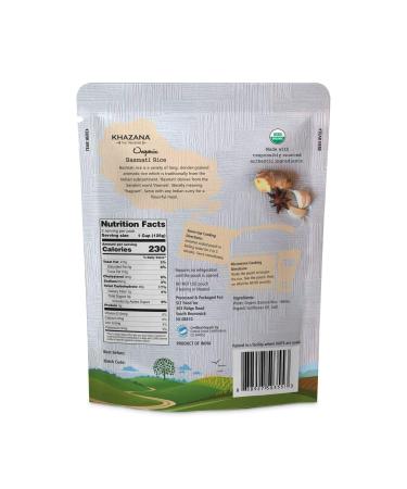 Khazana ORGANIC Ready To Heat Basmati Rice (6-Pack) | 8.8oz Pouches | Non-GMO, Vegan, Gluten-Free & Kosher | Microwavable Instant Rice - 90 Seconds! - Buy Online on GoSupps.com