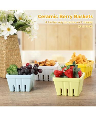 Fruit Basket Fruit Bowl Fruit Basket Farmhouse Square Bowl Rustic Kitchen Decor Fruit Bowls Fruit Baskets Kitchen Bowl Kitchen Organizers and Storage (Color : B Size : 10.5 * 7cm) - Buy Online on GoSupps.com
