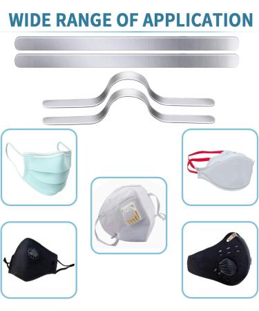 Nose Bridge Strip 150PCS Shed Protector Aluminum Strips(Specs: 0.02X0.2X3.54 inch) for DIY Mask Handmade Crafting Making Nose Bridge Clip - Buy Online on GoSupps.com