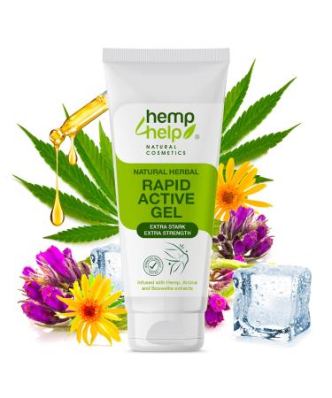 Hemp Rapid EXTRA STRONG 200ml 1 pack for knee joint neck and muscle pain with comfrey hemp arnica and frankincense - Buy Online on GoSupps.com