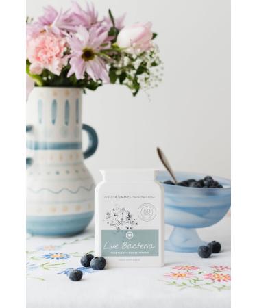 Live Bacteria Probiotics | 60 Capsules | Just For Tummies | Vegetarian | Vegan | Gluten-Free - Buy Online on GoSupps.com