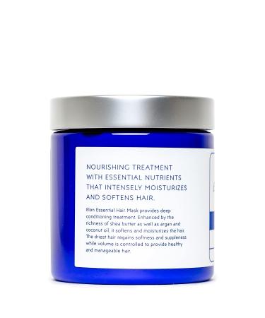 Elon Essentials Deep Conditioning Hair Mask - Hydrating Treatment with Shea Butter, Biotin, Argan & Coconut Oil - Restores Shine & Silkiness - 8 oz - Buy Online on GoSupps.com