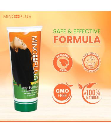 Mino Plus Organic Hair Fertilizer 150g with Carrot Oil - Prevent Hair Loss Naturally - Buy Online on GoSupps.com