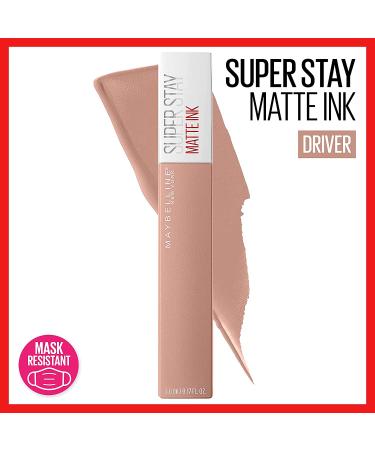 Maybelline SuperStay Matte Ink Un-Nude Liquid Lipstick - Driver | Long-Lasting Color - 0.17 Fl Oz - Buy Online on GoSupps.com